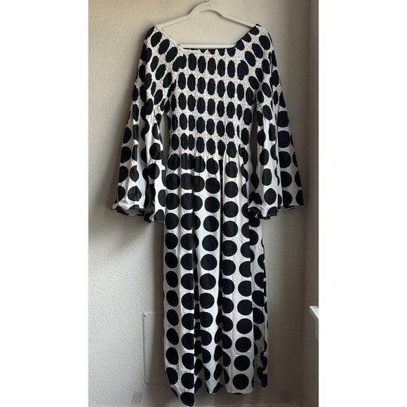 Unbranded Dresses & Skirts - Polka dot African formal maxi dress gown one size fits all